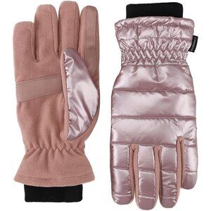 Women's New Blush Water Repellent Sleekheat Gloves Touchscreen Iridescent Flip